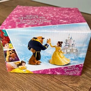 Belle & the Beast Ceramic Salt and Pepper Shaker Set